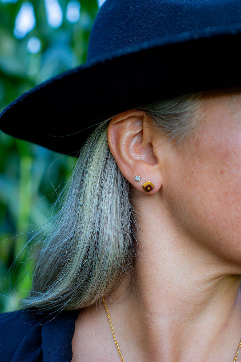 NEW ARRIVAL! Tiny carnelian studs