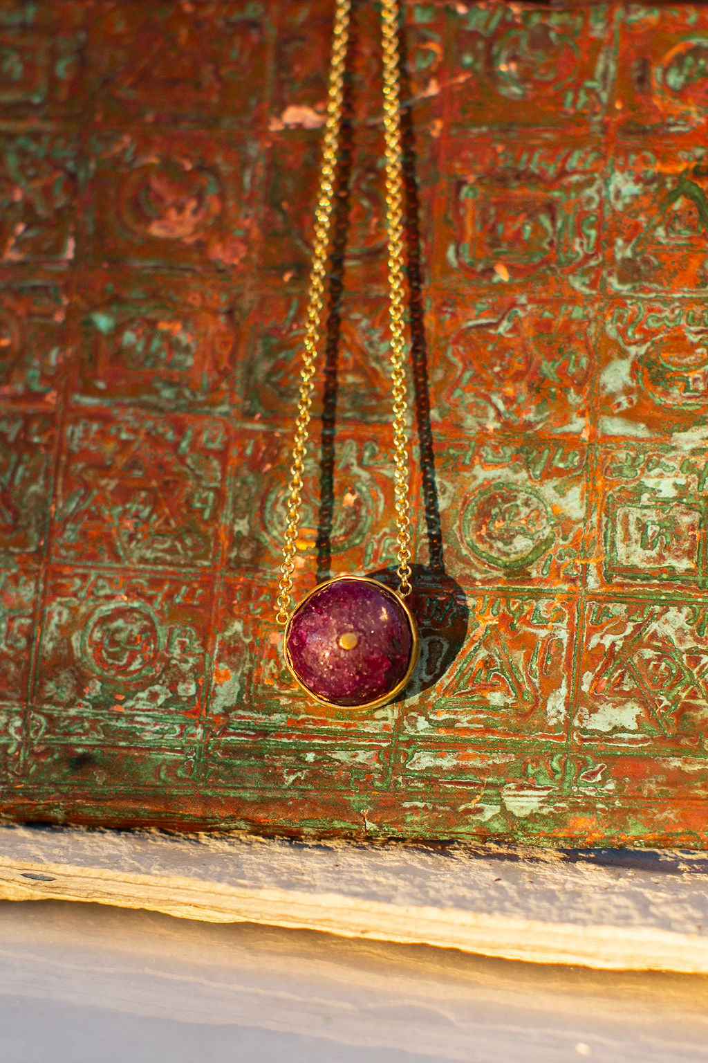 NEW ARRIVAL! Faceted Ruby necklace