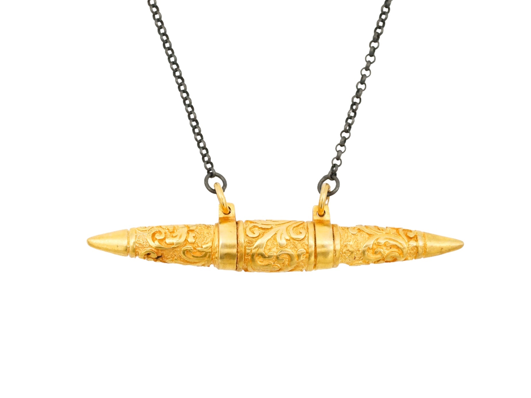 Golden Bullet Necklace