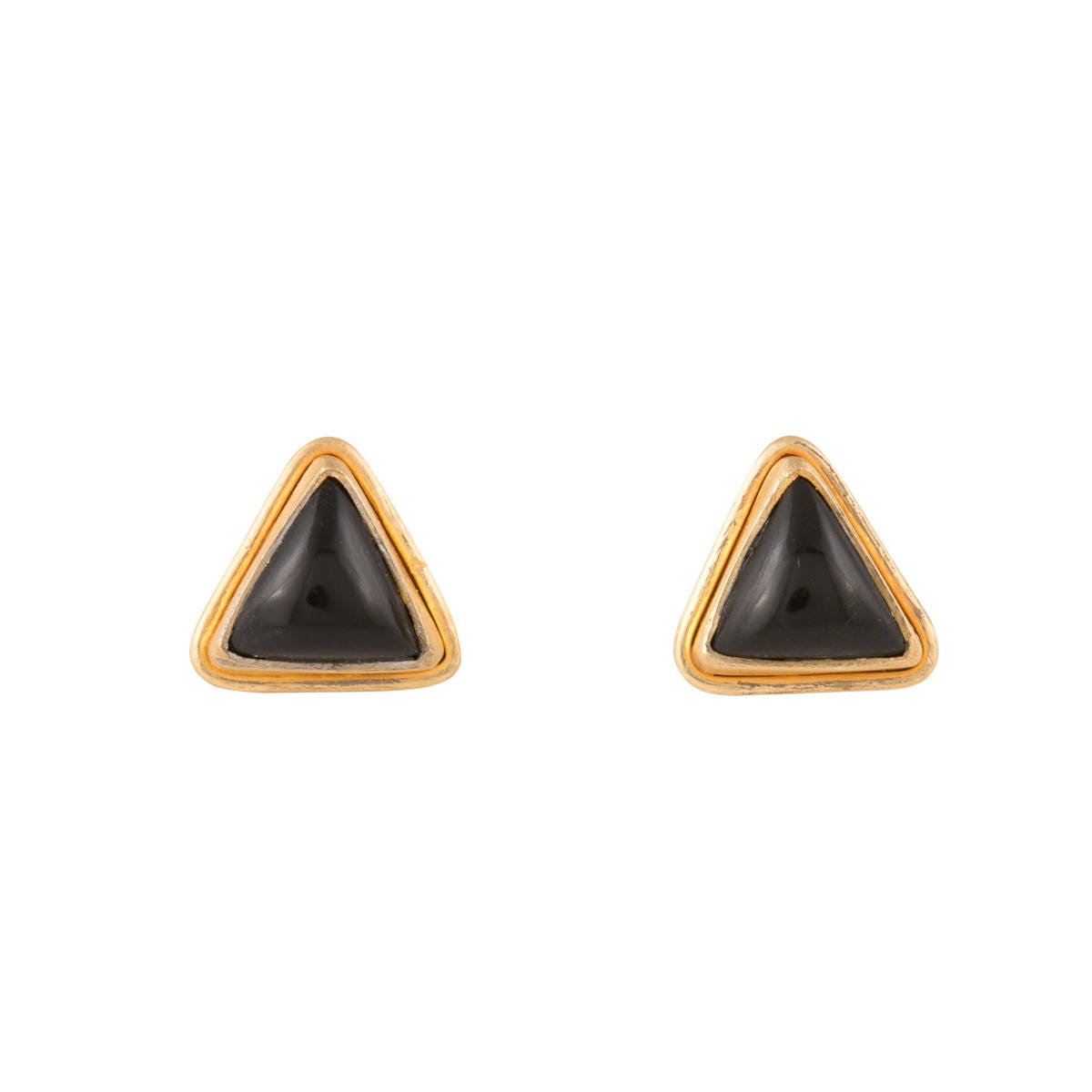 Mini Trinity Earrings Black