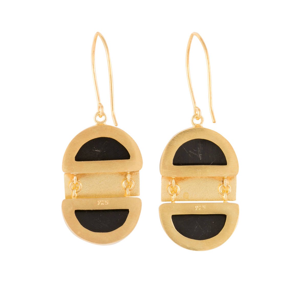 Day and Night Earrings Black