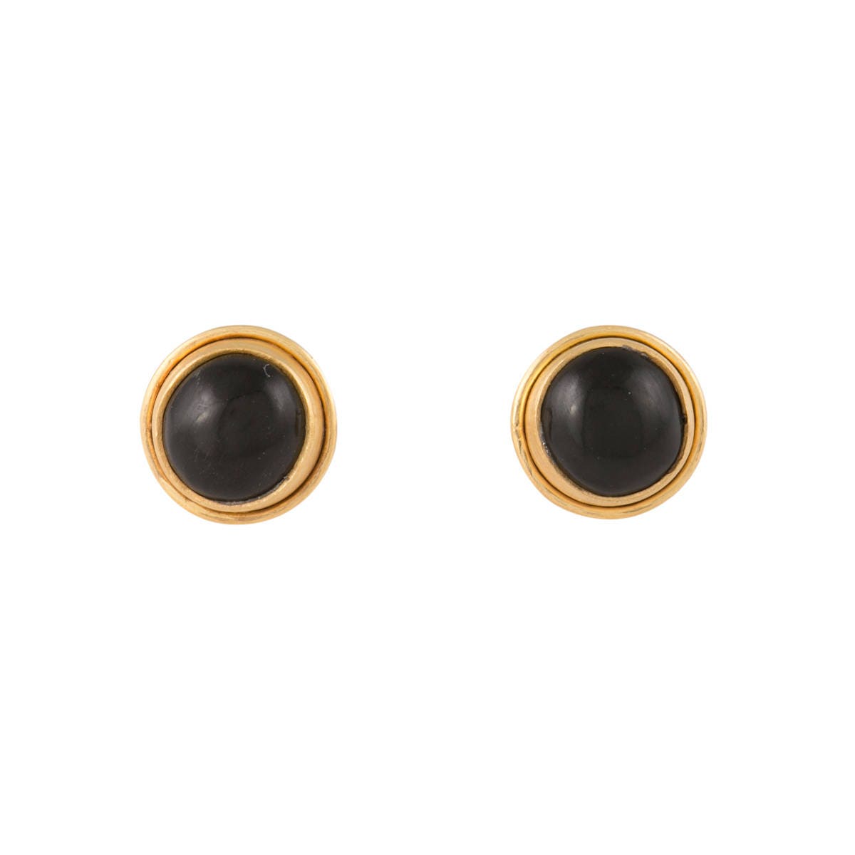 Mini Infinity Earrings Black