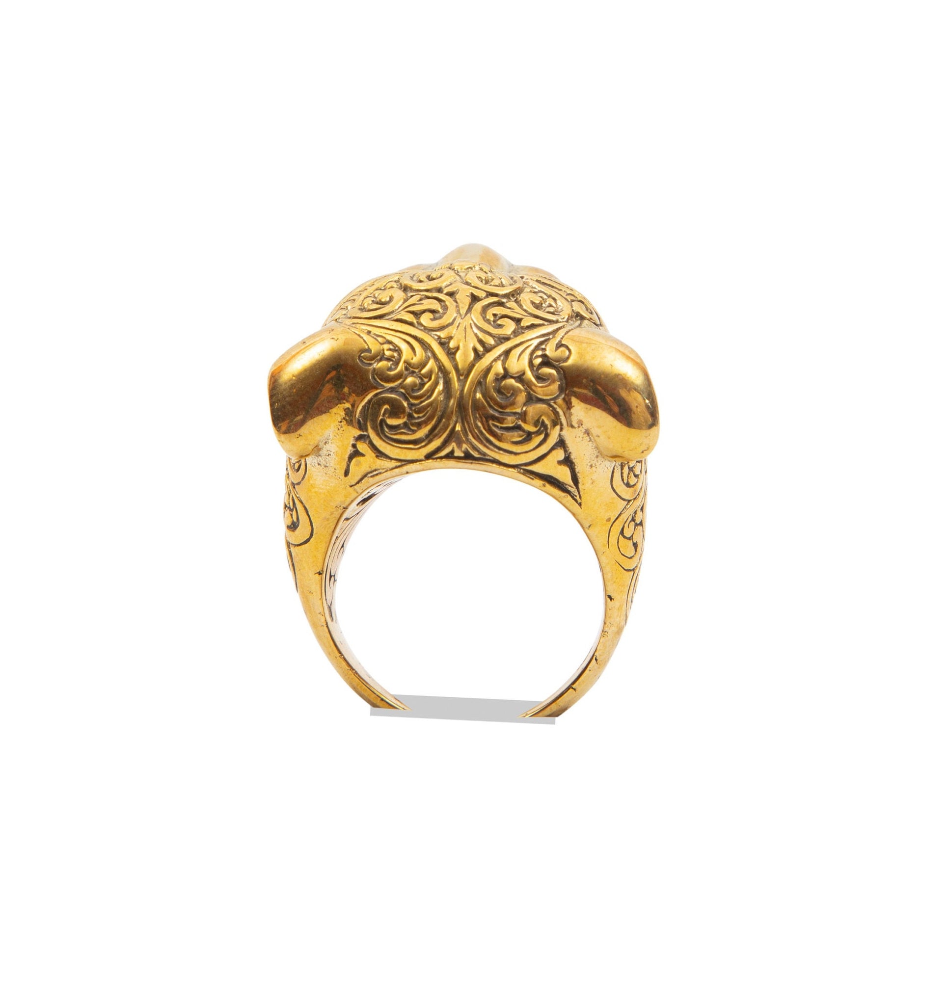 Large Year of the Tiger Ring in Brass