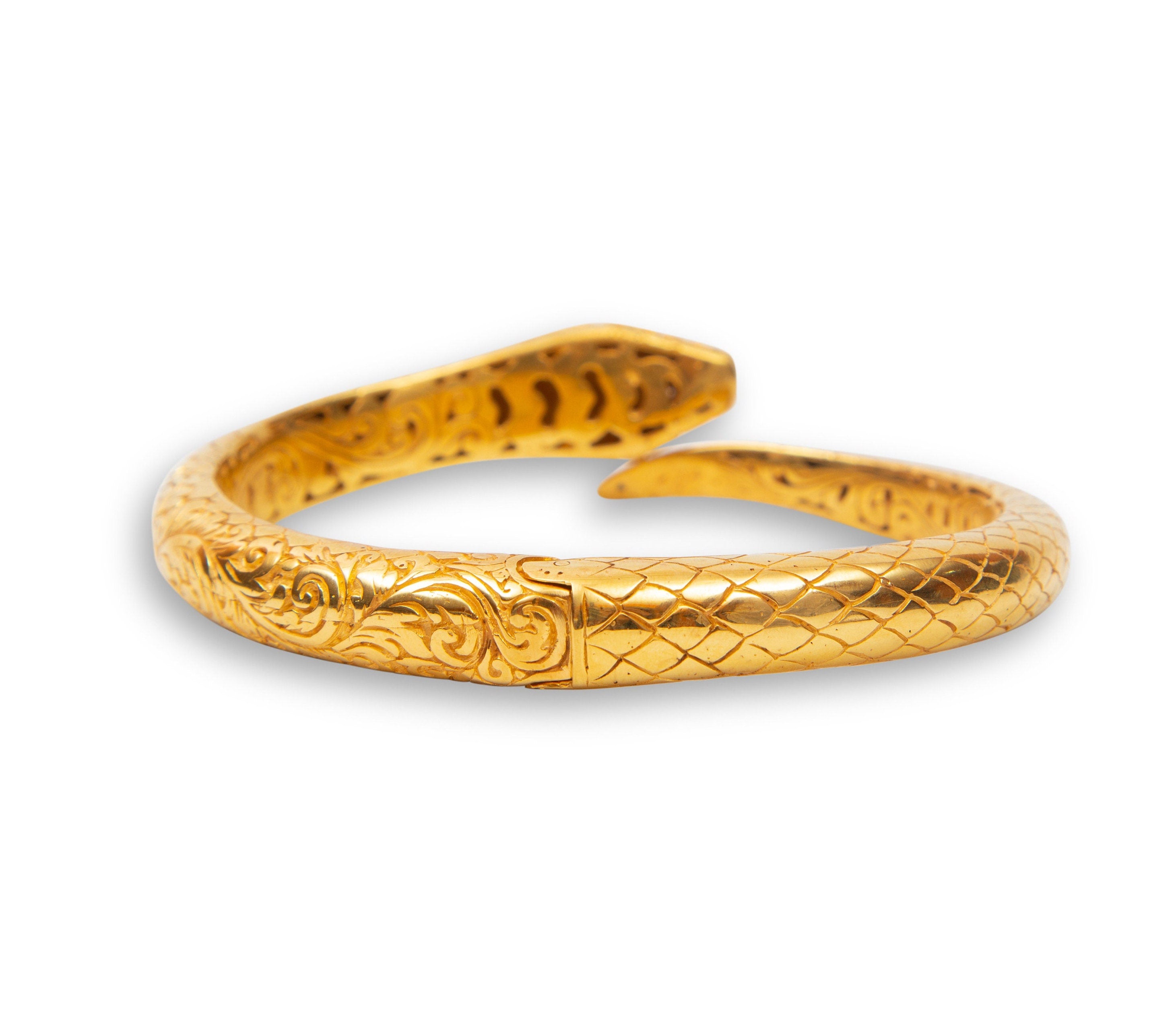 NEW! Year of the Snake bracelet, gold snake bracelet, gold snake cuff