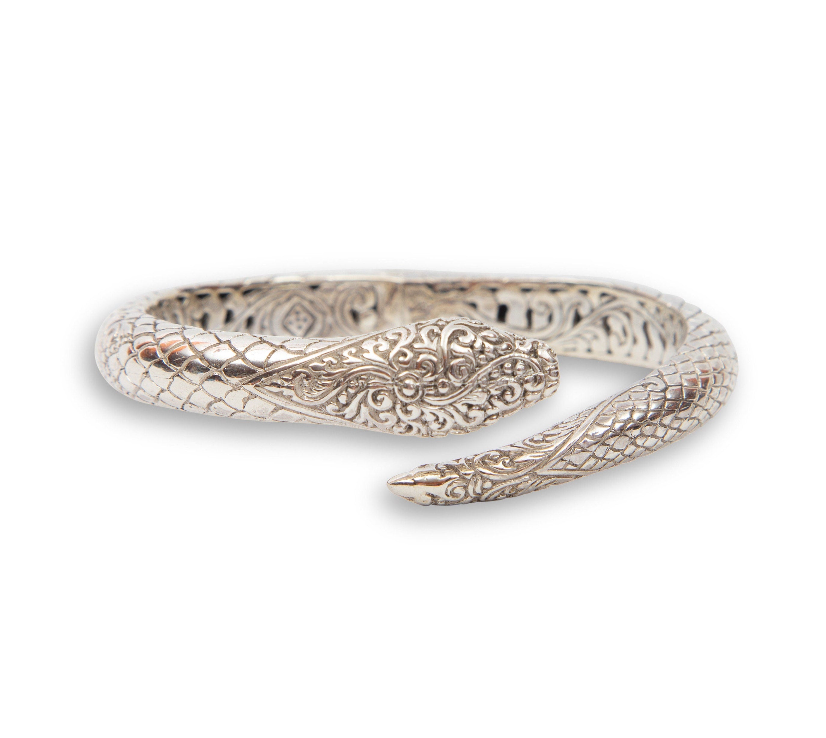 NEW! Year of the snake bracelet in silver, silver snake bracelet