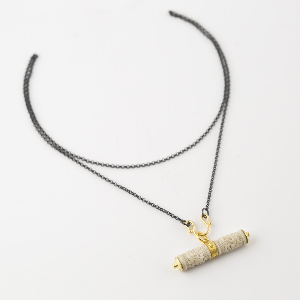 Ancient Scroll Necklace