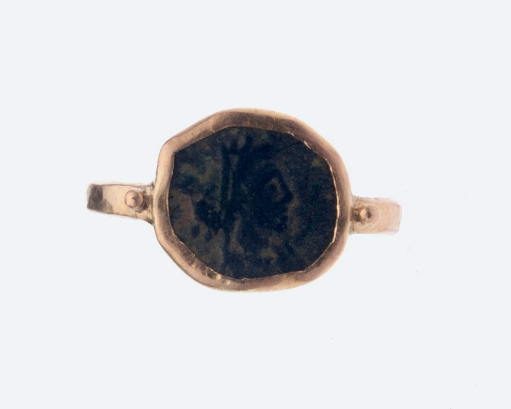 20k gold Ancient Roman Coin Ring